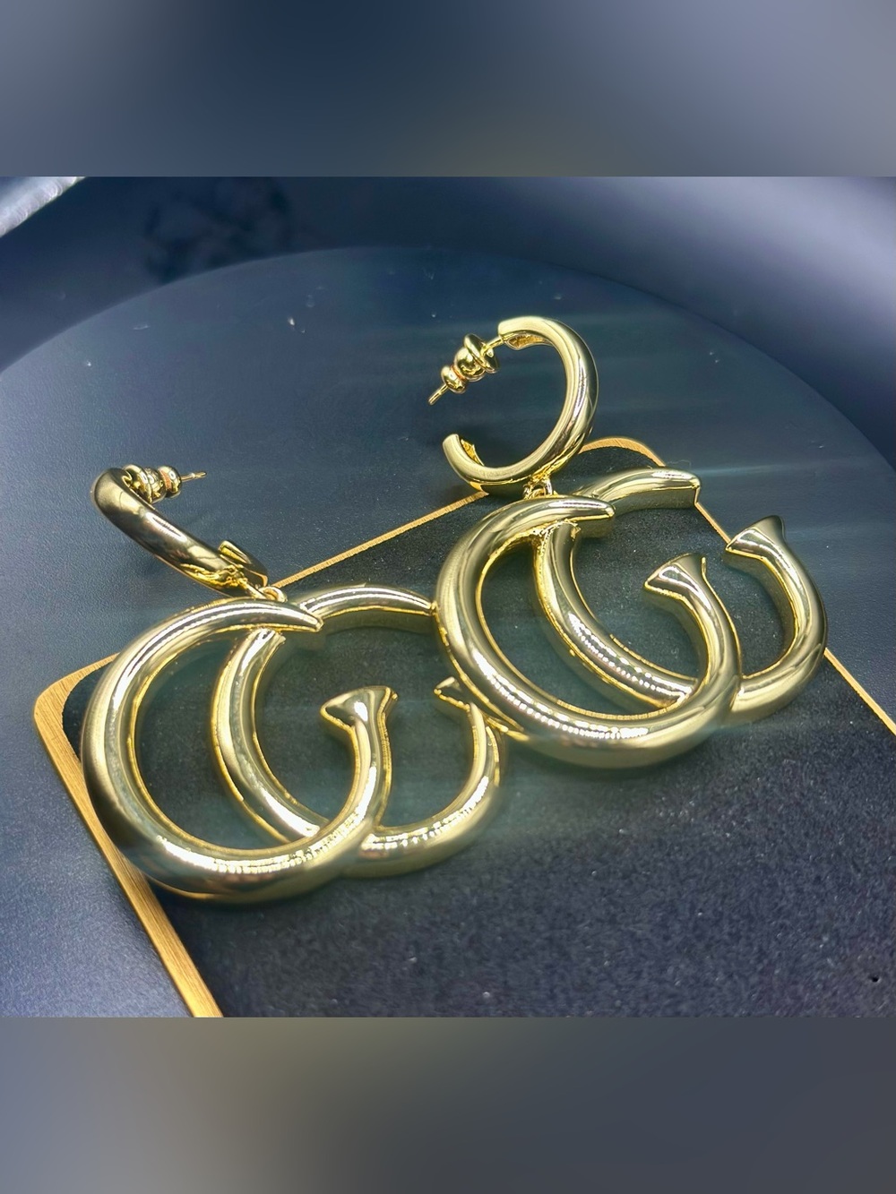 INSPIRED LOGO EARRINGS